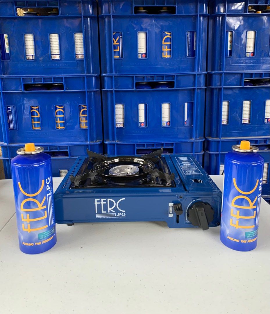 Portable stove and LPG cannister by FERC, TV & Home Appliances, Kitchen