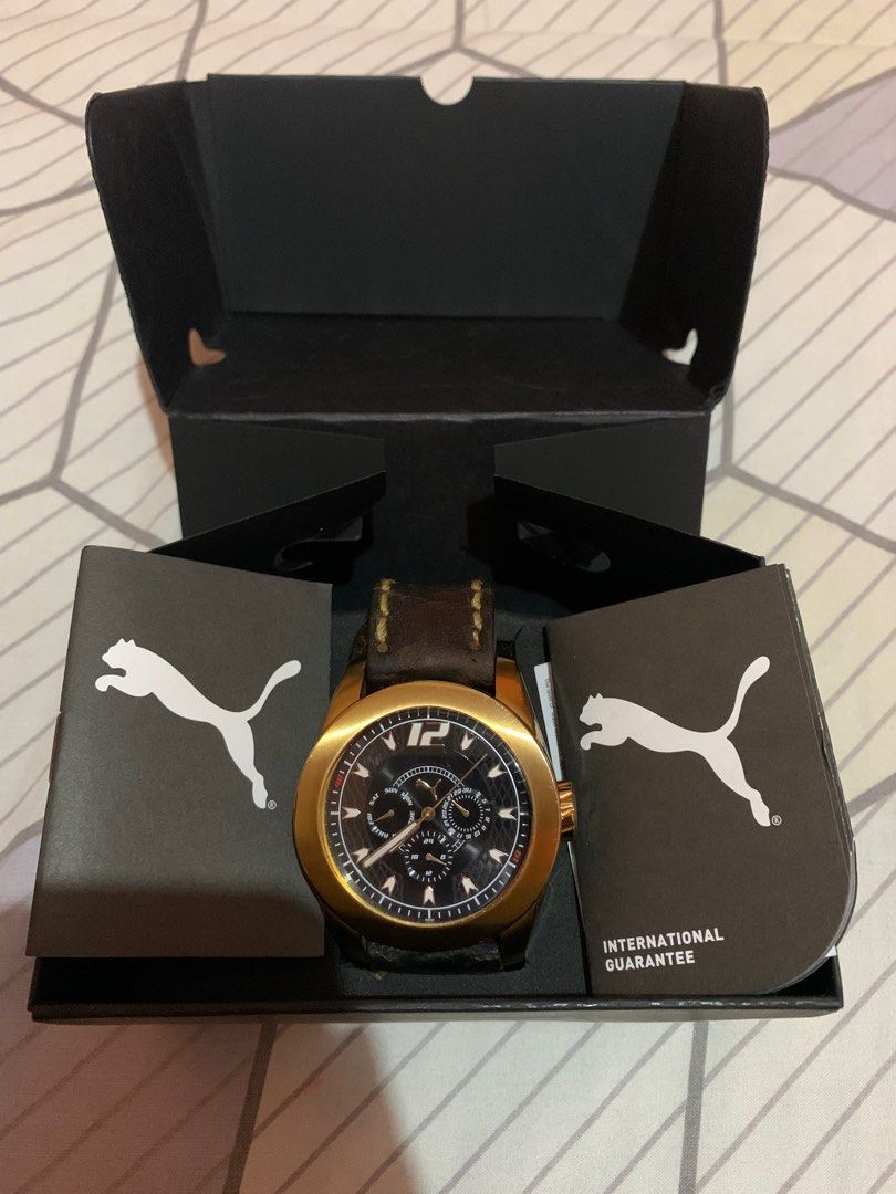 Preloved Jam Puma, Fesyen Pria, Jam Tangan di Carousell