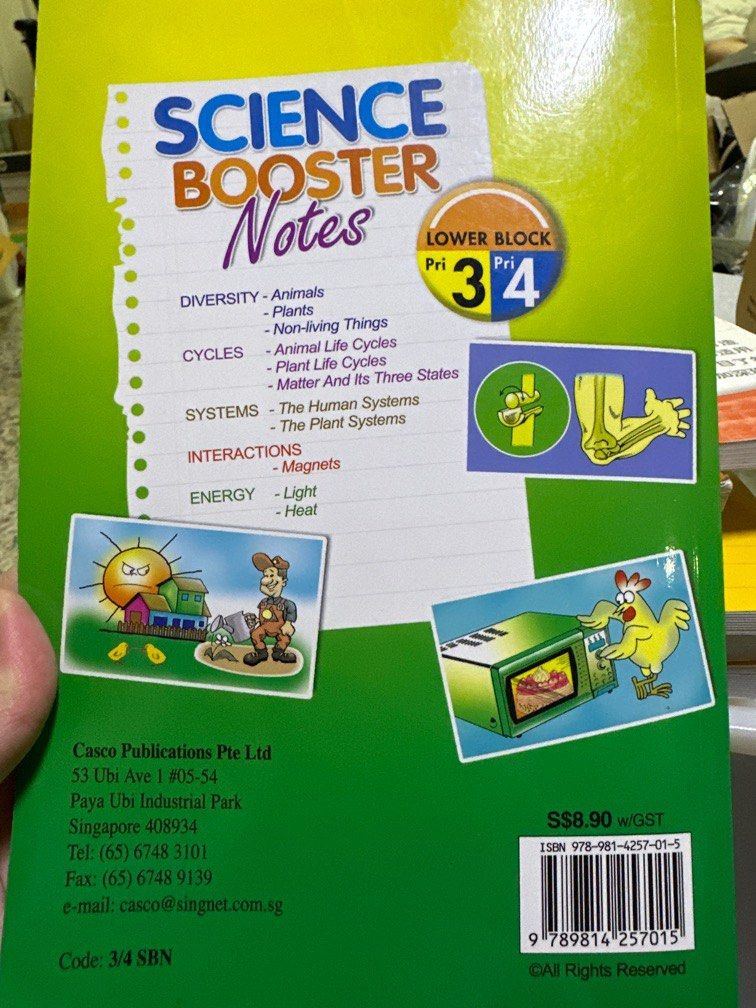Pri3&4 Science guide with FREE pencil and eraser, Hobbies & Toys, Books ...
