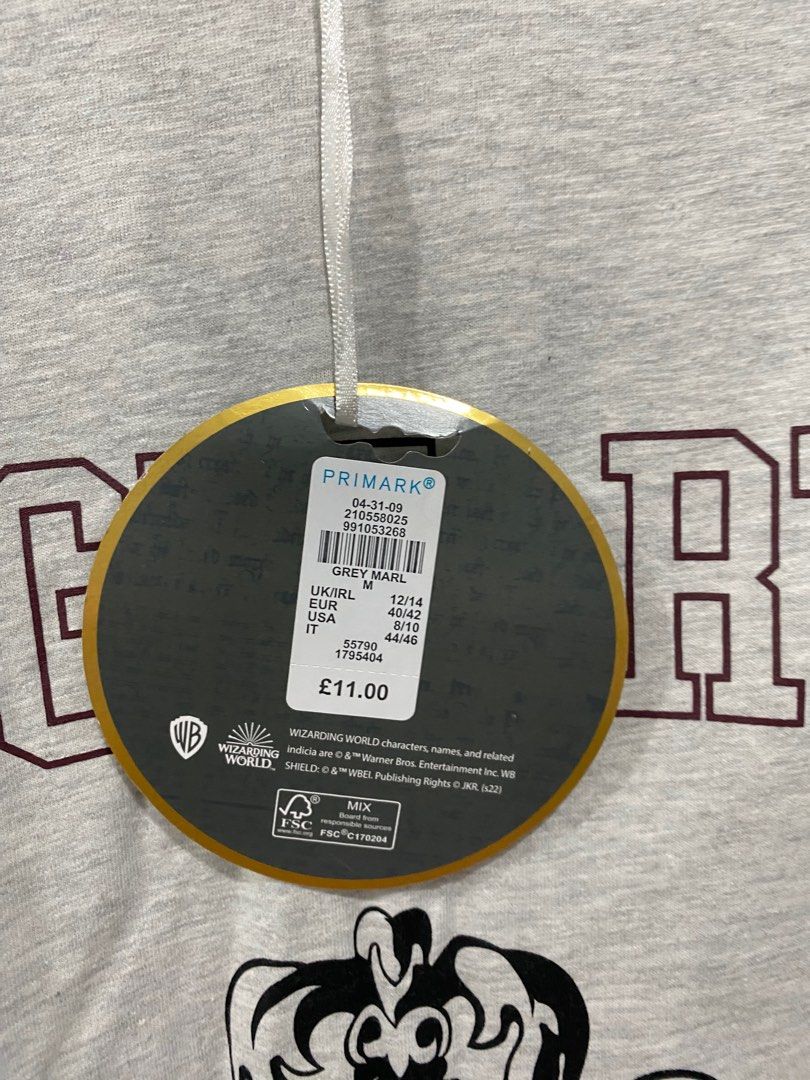Primark Hogwarts sleepwear, Women's Fashion, Tops, Other Tops on Carousell