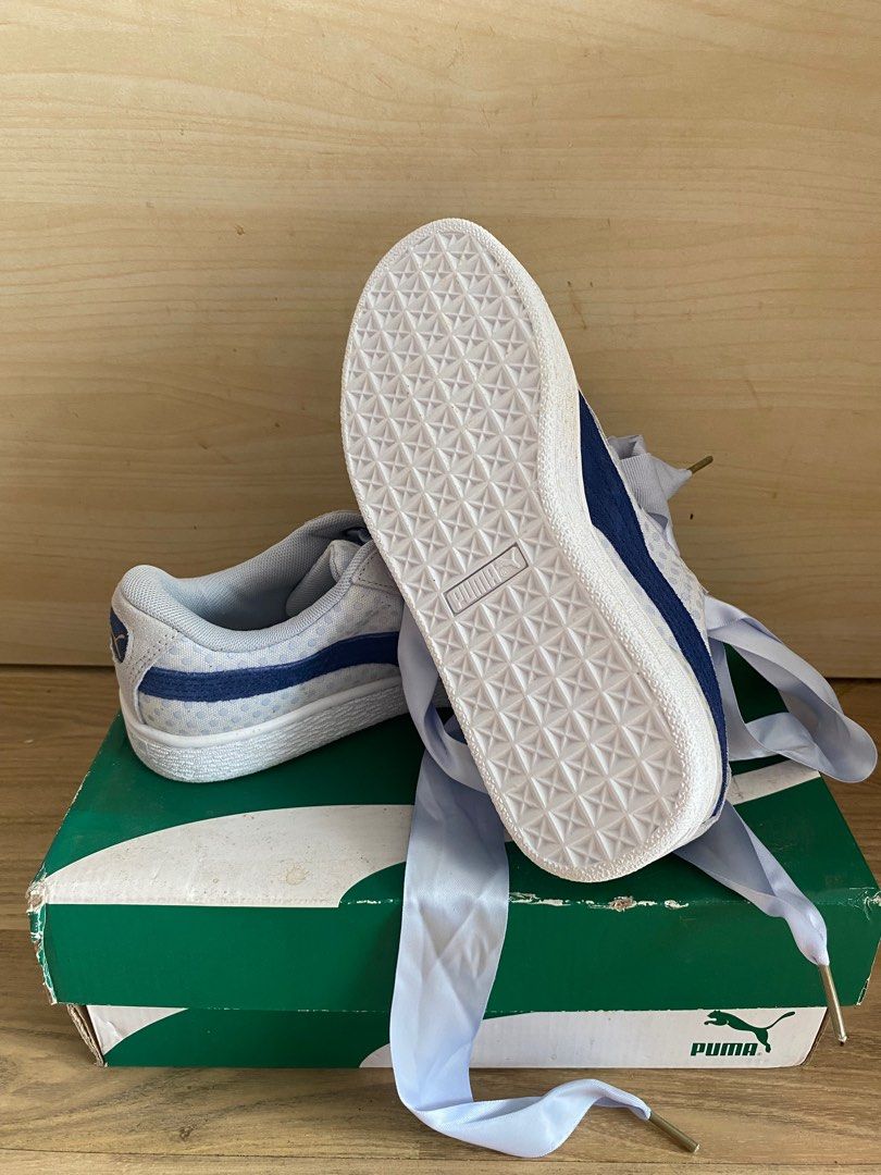 Puma basket heart denim online
