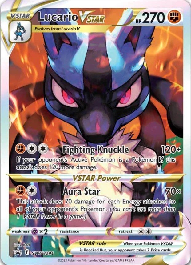 radiant-charizard-and-lucario-vstar-and-leafeon-vstar-crown-zenith