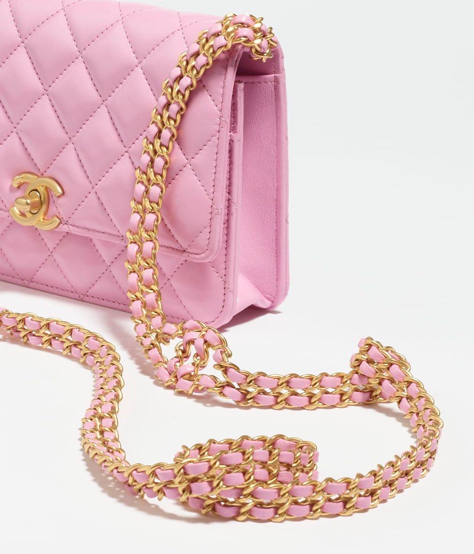 Rare] Seasonal Chanel Wallet on Chain Pink BNIB, Luxury, Bags & Wallets on  Carousell