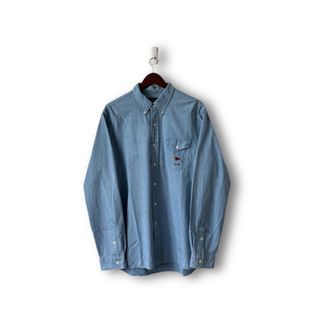 RL Light Denim Linen Long Sleeves XL