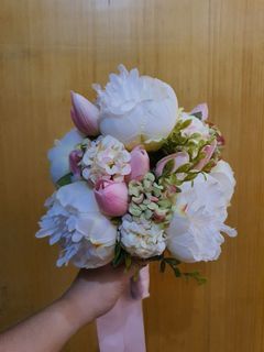 Round Bridal Bouquet (Artifical Flowers)