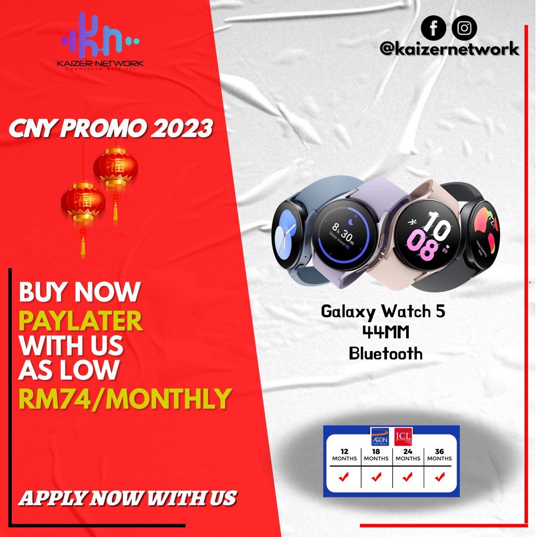 Samsung Galaxy Watch 5 44mm Ansuran Murah Mobile Phones Gadgets