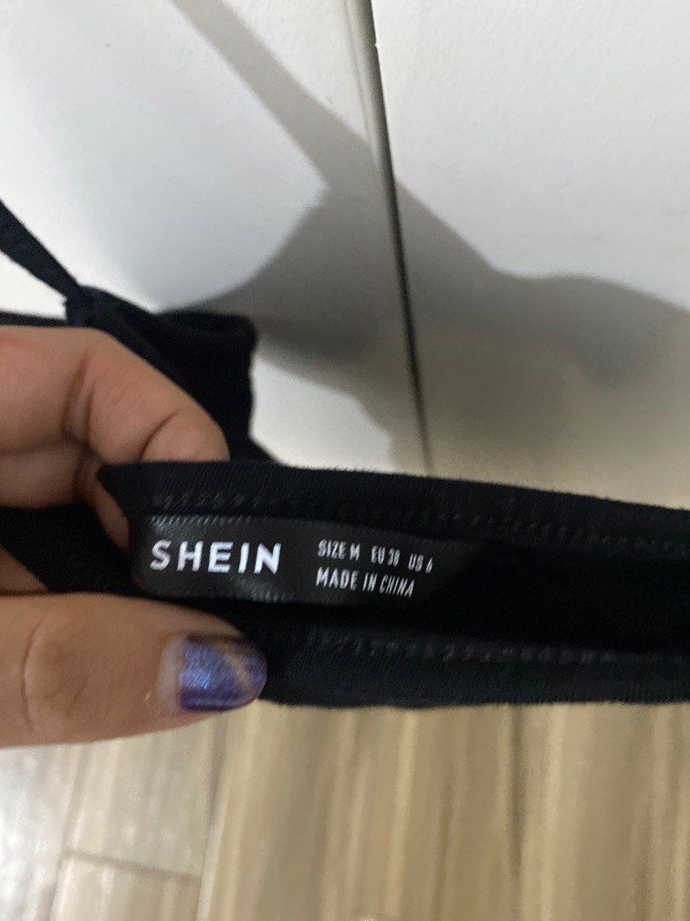 Shein Black Sleeveless Top (Category: Blouses) located in Bacoor. Submitted by decluteringaj (Listing ID 1213168105, Image 2). Description: .