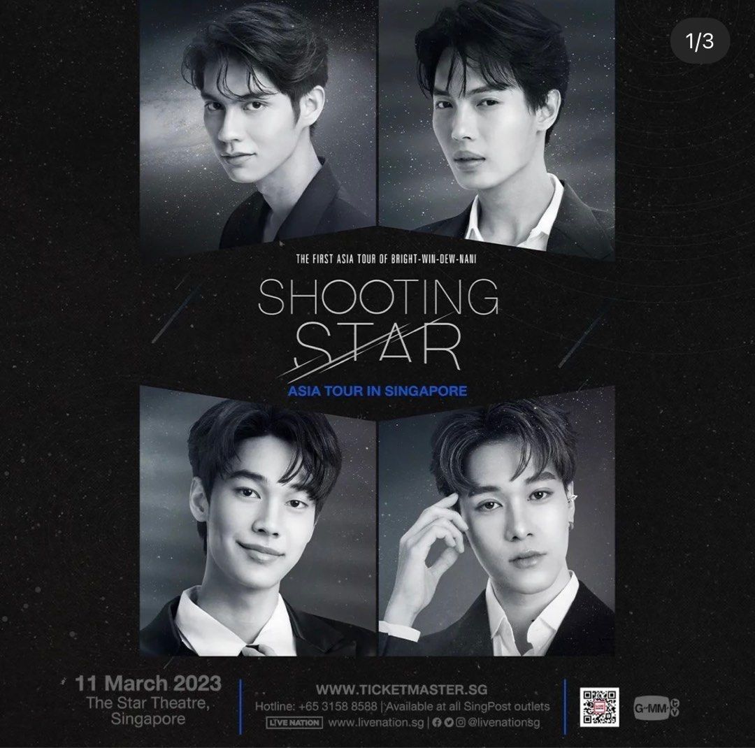 Shooting Star Asia Tour Singapore Cat 1 Tickets, Tickets & Vouchers