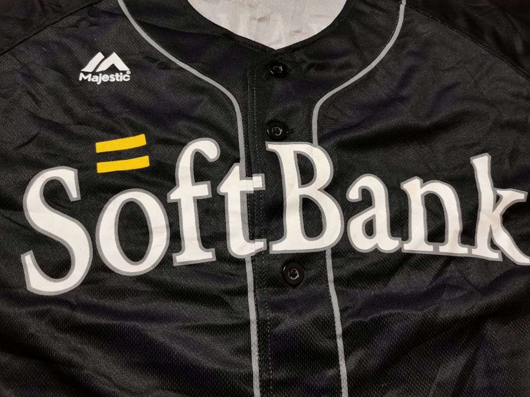 Softbank Fukuoka Baseball Jersey Big Size 4XL JC6683 Men s