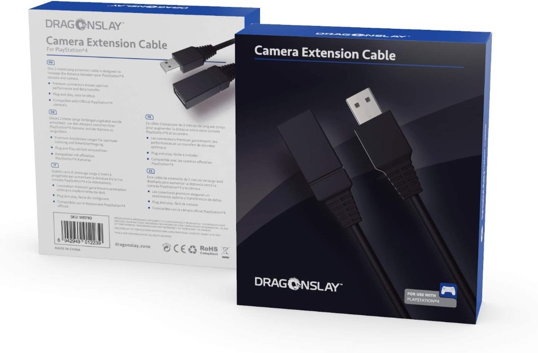 Playstation 4 store camera extension cable