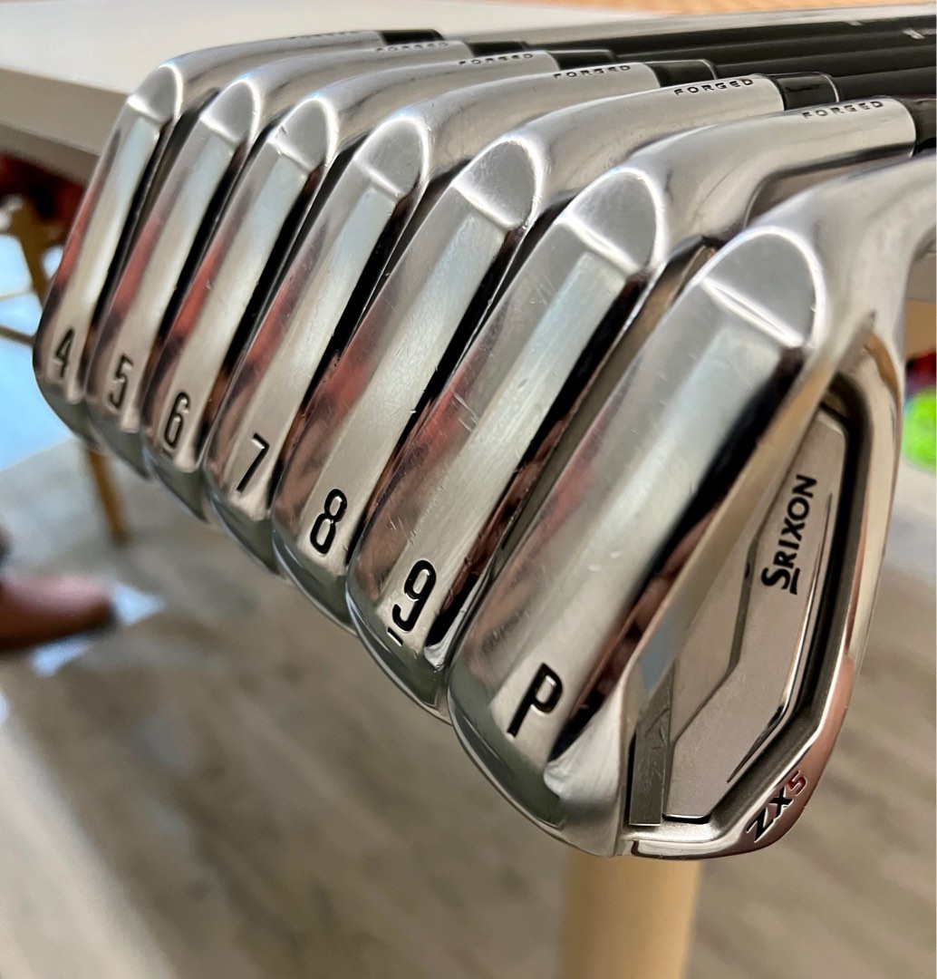 Srixon ZX5 irons 4P MMT 80 S Mitsubishi Chemical Graphite or NS PRO