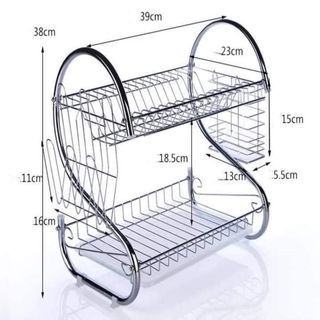 Stainless 2 layer dishrack