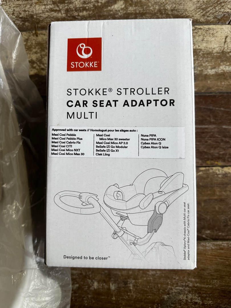 Car seat adapter stokke Outlet