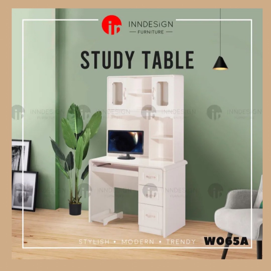 Study Table FREE DELIVERY computer desk, Furniture & Home Living