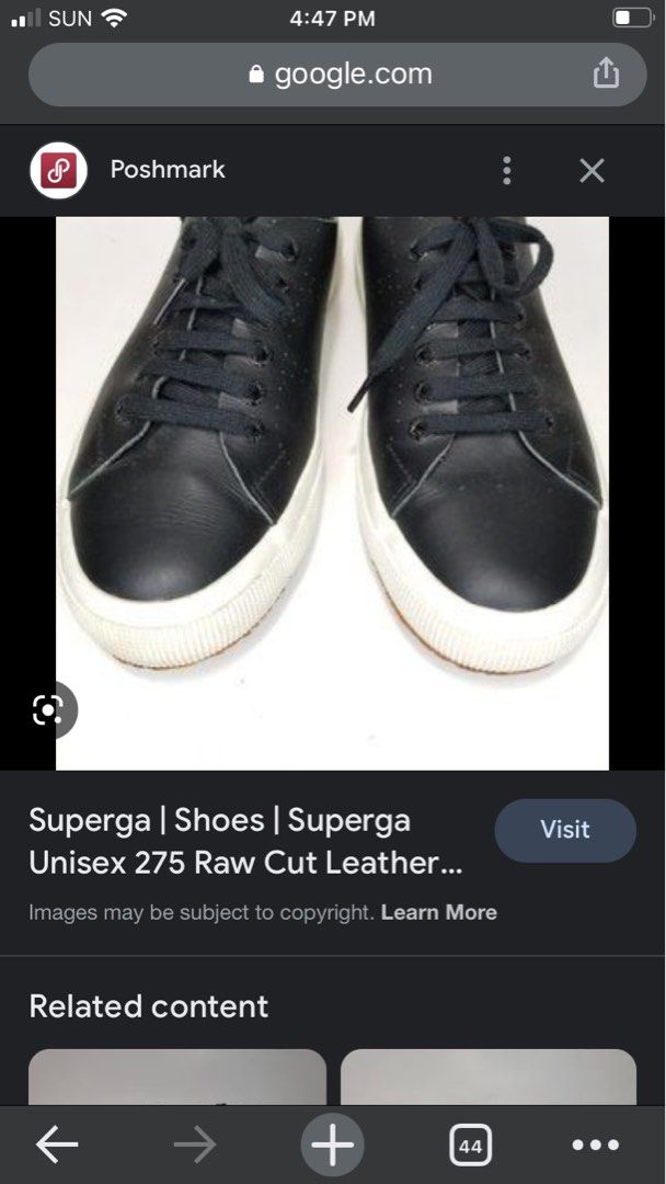 Superga 275 Raw Cut Leather Men s Fashion Footwear Sneakers on