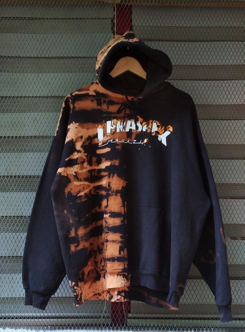 Half and half thrasher hoodie hotsell
