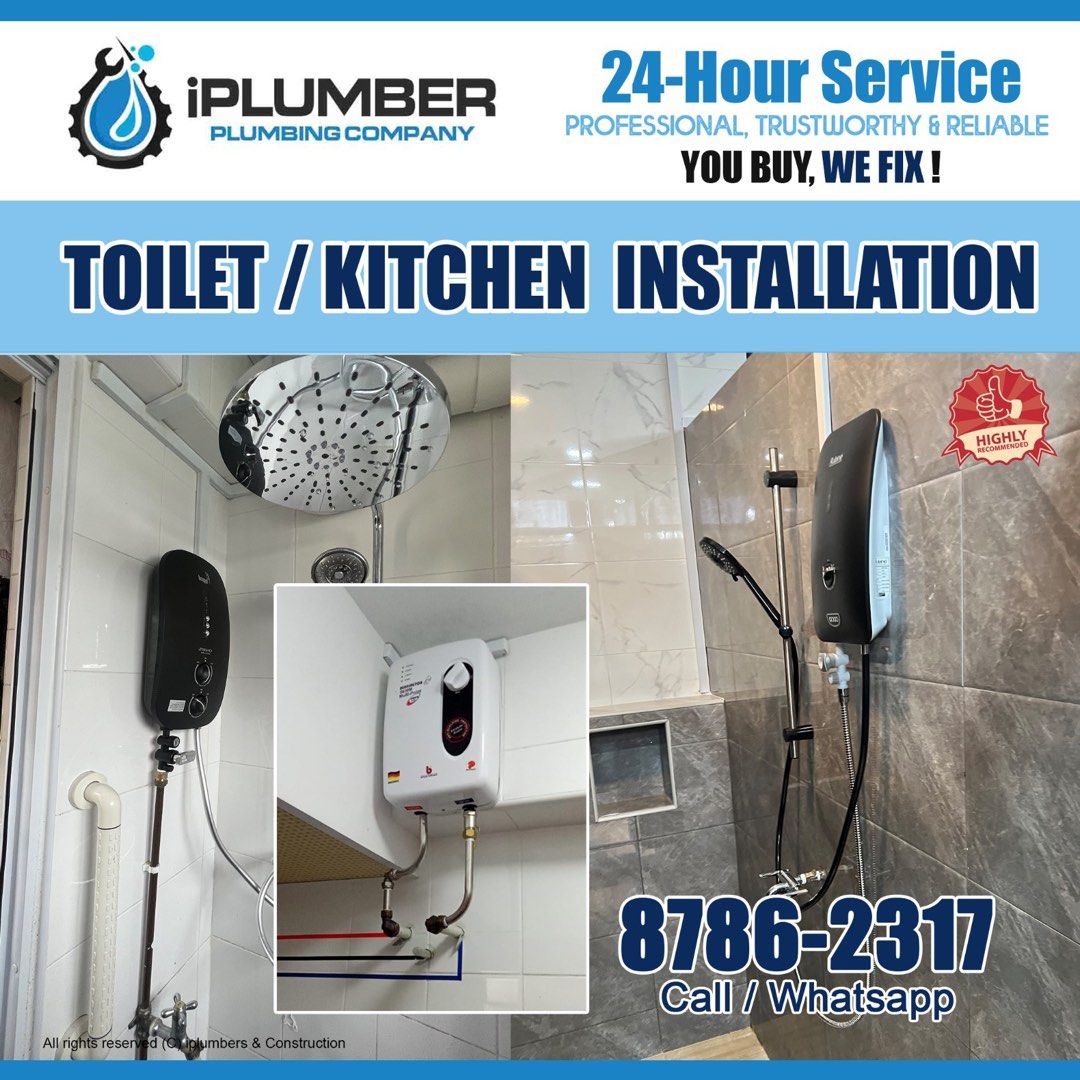 Home basin/toilet installation /Water tap installation/Toilet kitchen