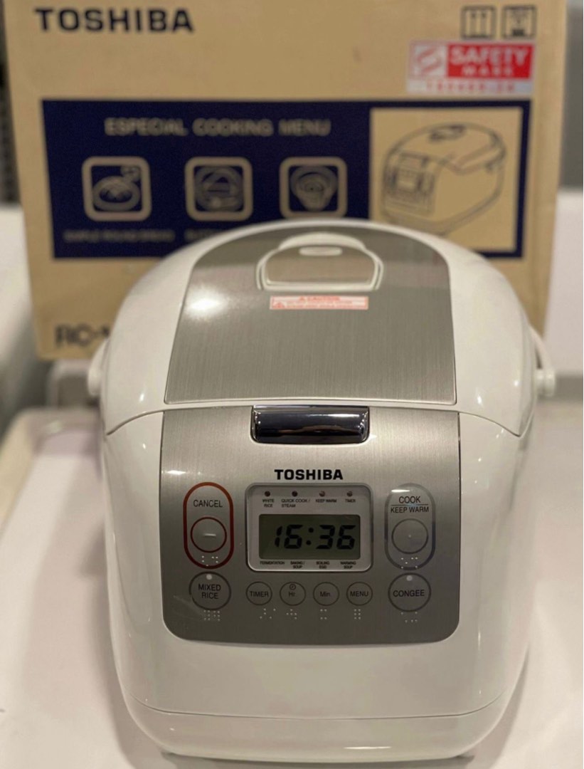 TOSHIBA RC10NMFEIS RICE COOKER (1L) Display Set 110, TV & Home