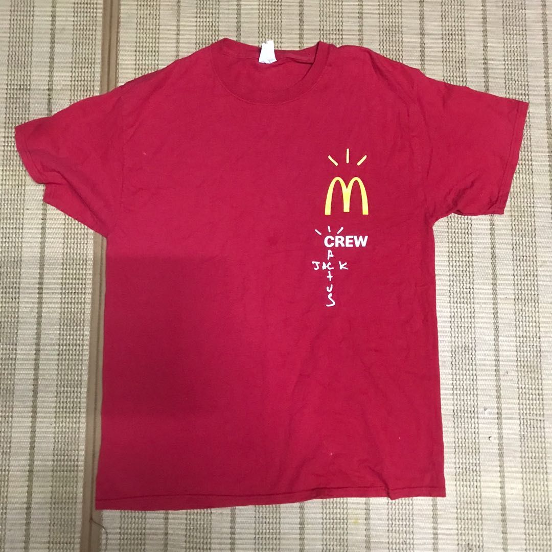 Cactus jack mcdonalds t shirt sales