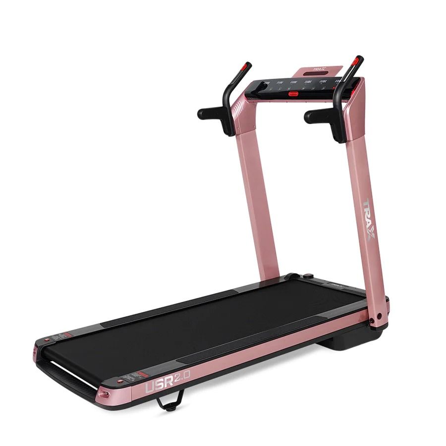 Trax 3.0 Blush Pink Foldable Compact Treadmill Sports Equipment