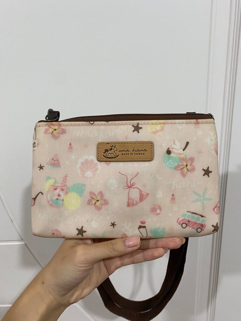 Uma Hana sling shoulder bag pink Women s Fashion Bags Wallets