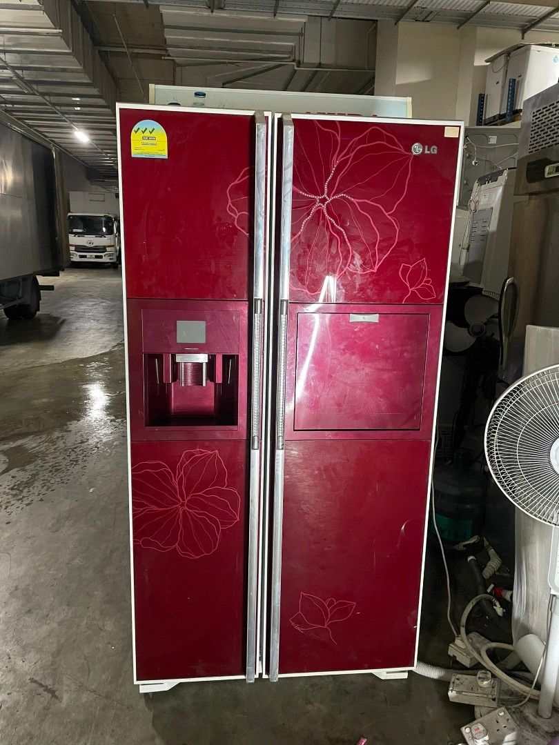 USED 551L LG Side x Side RefrigeratorFreezer, TV & Home Appliances