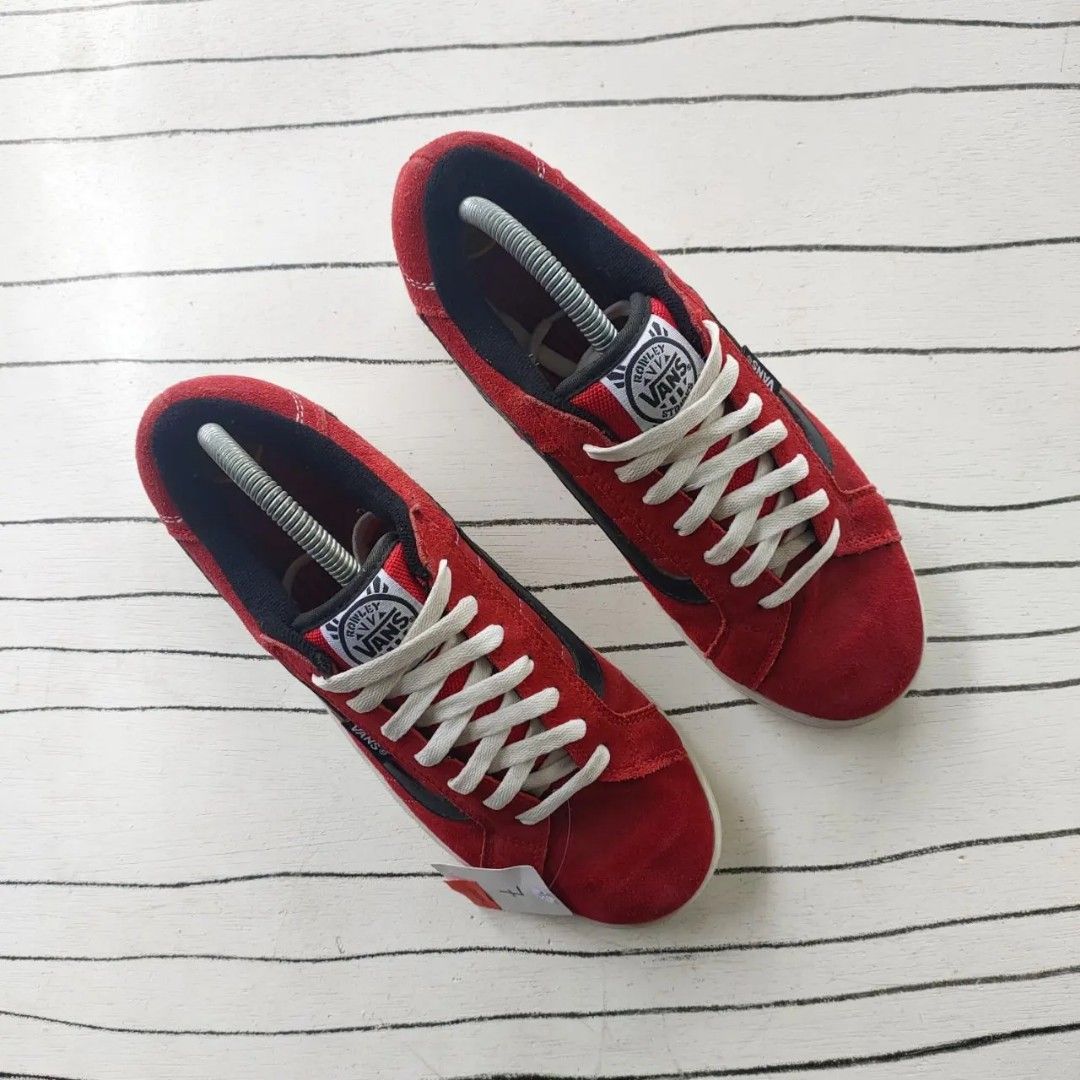 VANS ROWLEY STRIPES RED 7UK