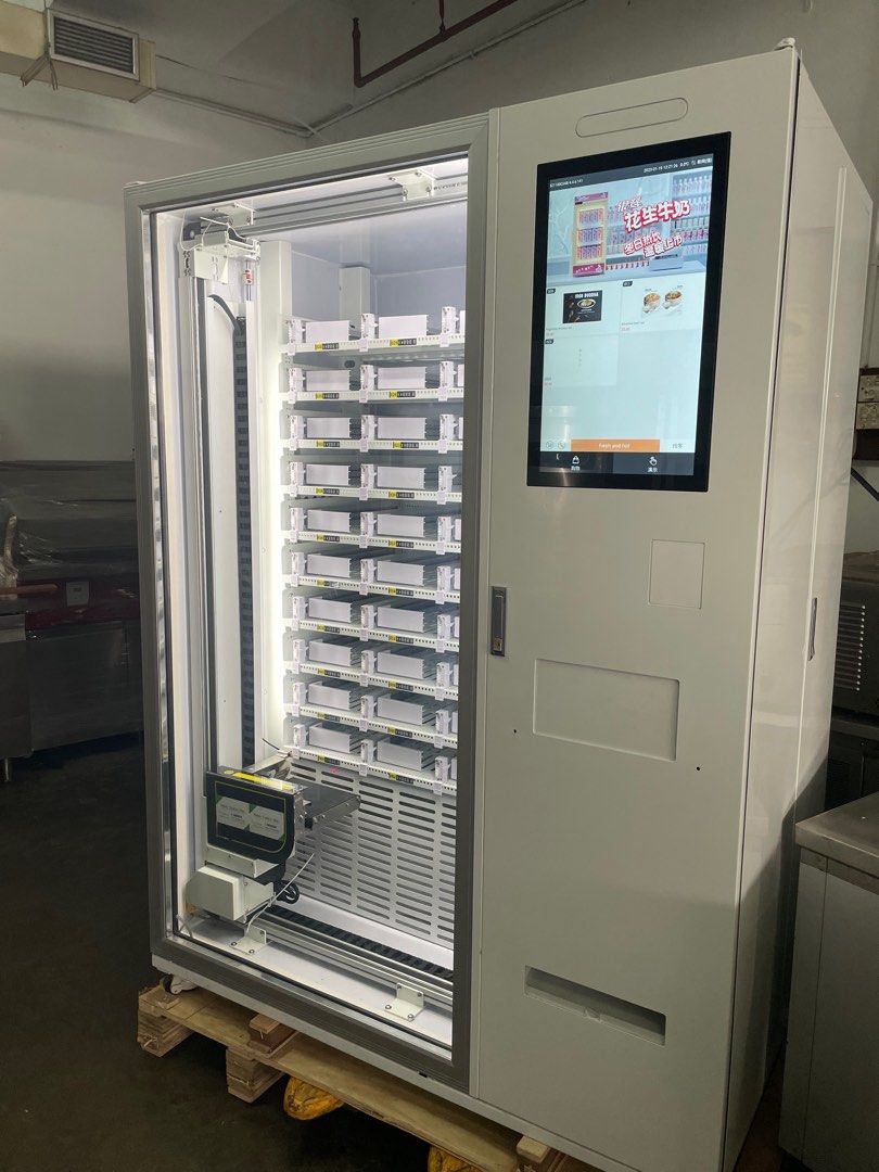 Vending machine (XY elevator delivery system). Free deliver and