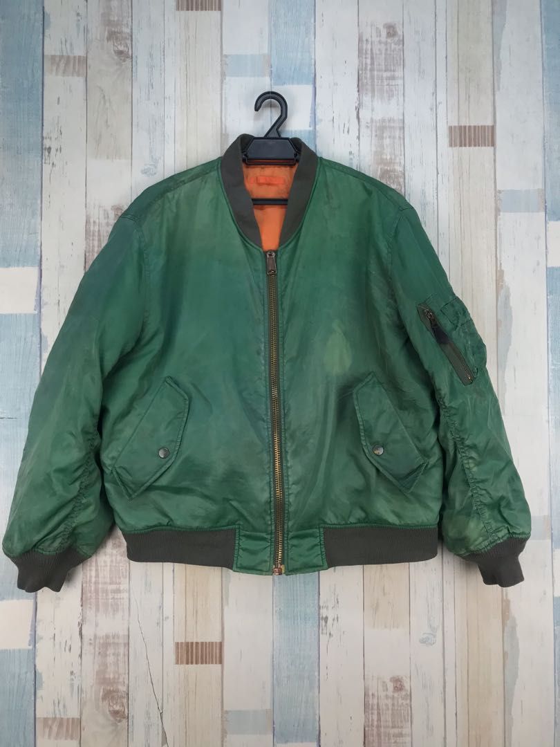 Vintage Army Bomber Jacket, Men's Fashion, Coats, Jackets and Outerwear