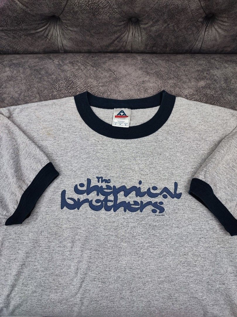 Vintage The Chemical Brothers Ringers Band T-Shirt, Men's Fashion