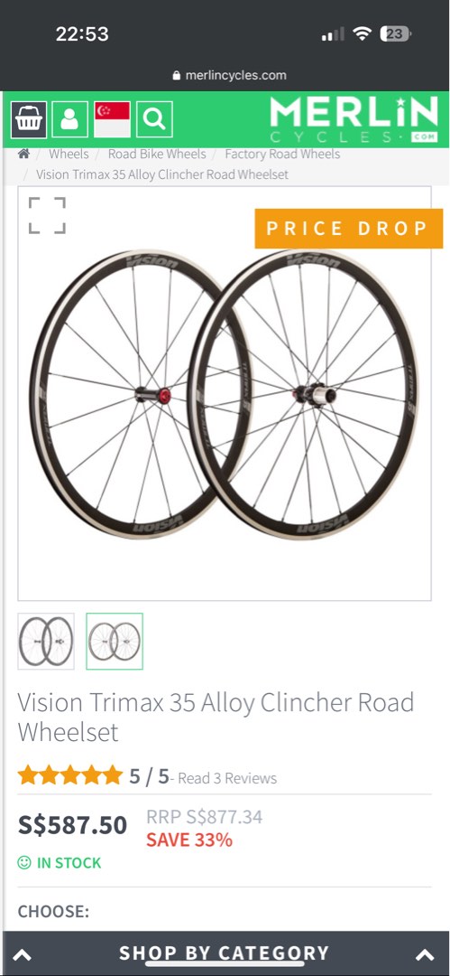 vision trimax 35 carbon clincher