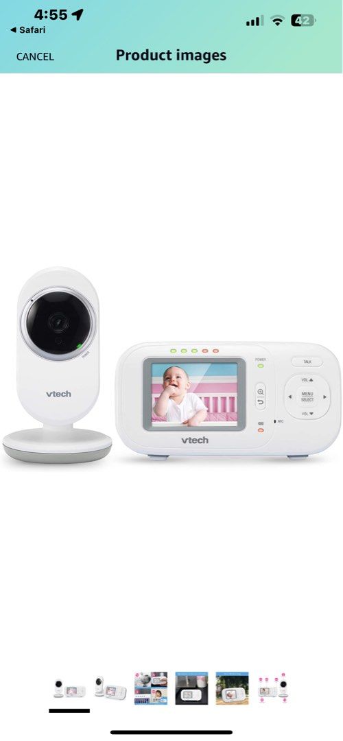 Vtech video clearance monitor vm320