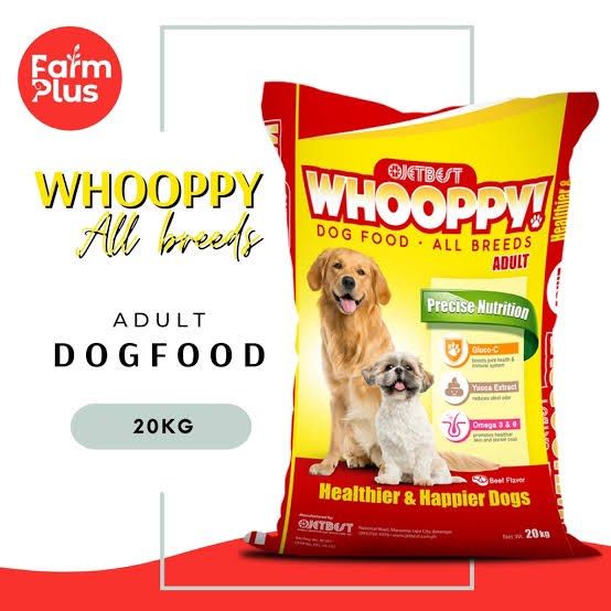 Whooppy Dog Food (Adult) 20kgs, Pet Supplies, Pet Food on Carousell