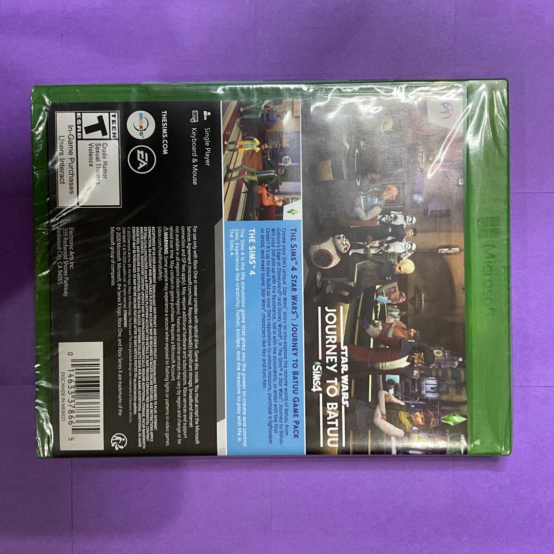 XBOX One Sims 4 and Star Wars Bundle (Category: Xbox) located in Quezon City. Submitted by gormbox (Listing ID 1213070536, Image 2). Description: .