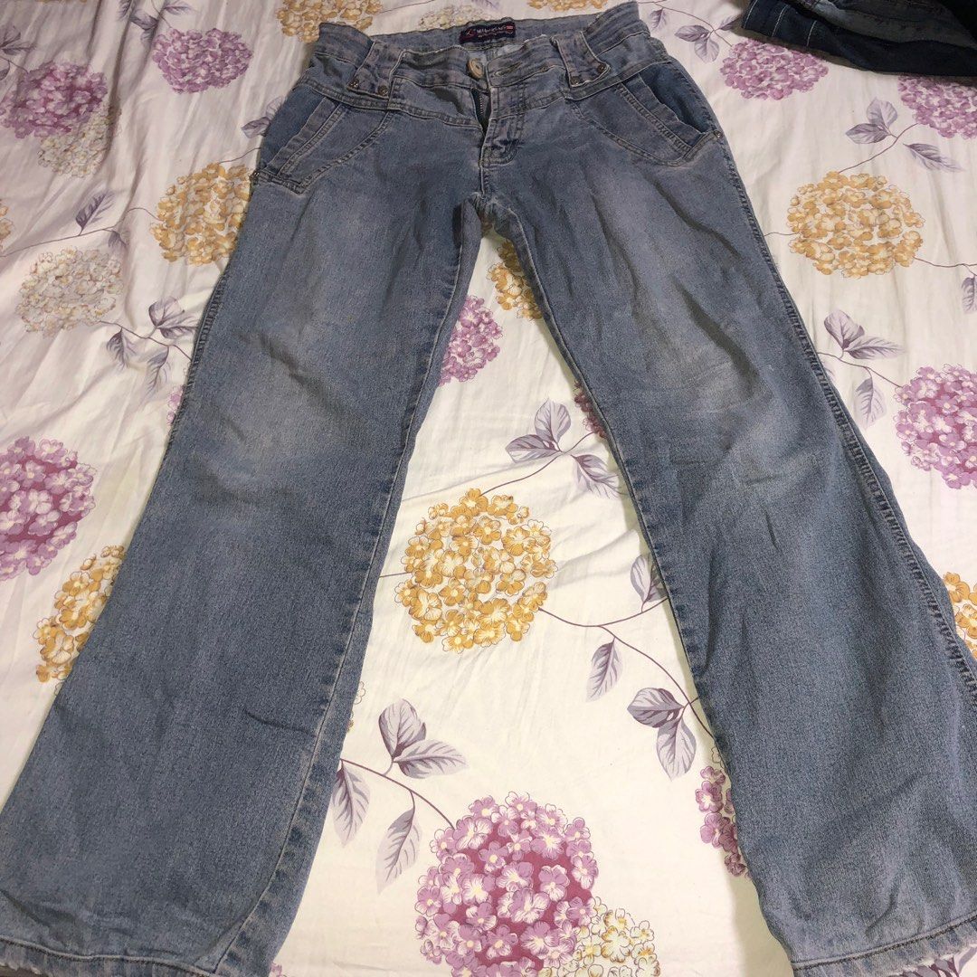 Y2k Mom Jeans, Women's Fashion, Bottoms, Jeans on Carousell