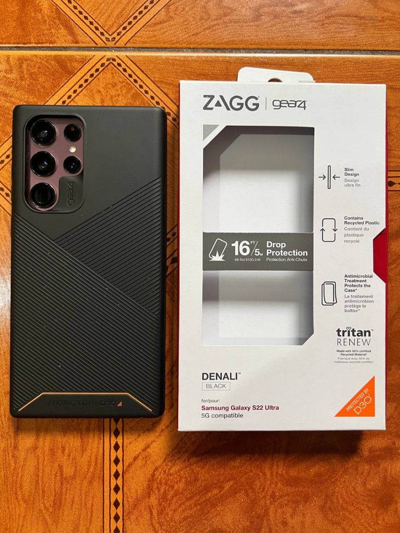 Zagg Gear 4 Denali s22 ultra case, Mobile Phones & Gadgets, Mobile