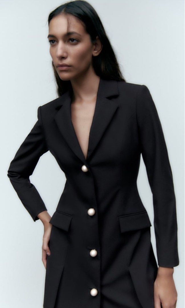 Zara Blazer Dress, Women's Fashion, Dresses & Sets, Dresses on Carousell
