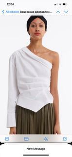 Zara one shoulder top