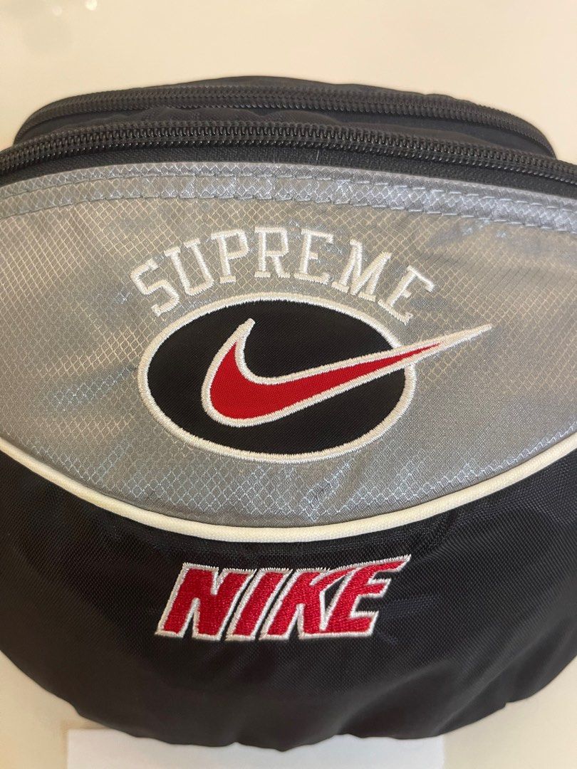 [100% Legit] Supreme X Nike Shoulder Bag Silver (SS19)
