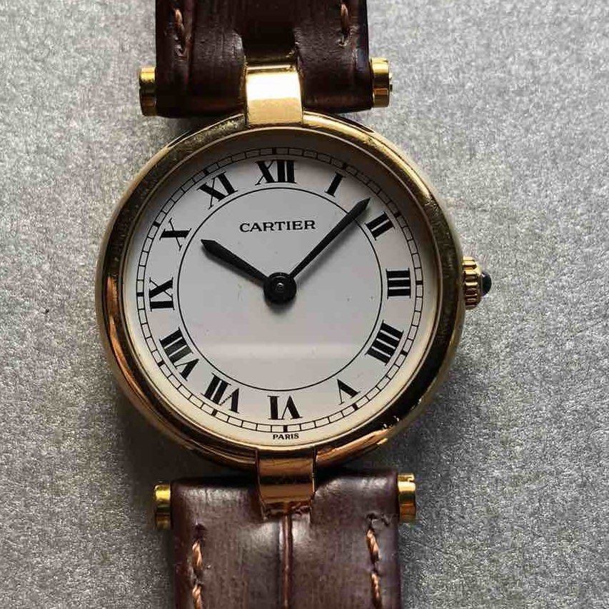 18k Solid Gold Cartier Vendome Paris Issue Women s Fashion Watches Accessories Watches on Carousell