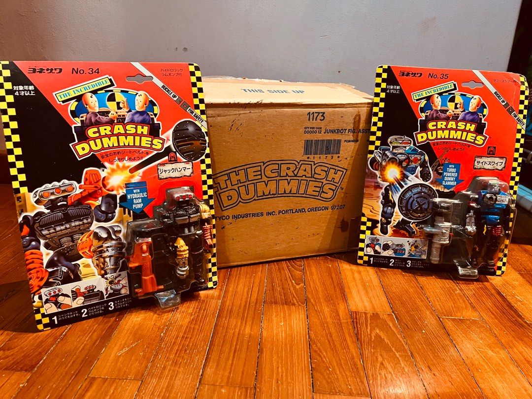 1992 Japanese Crash Dummies, Hobbies & Toys, Memorabilia & Collectibles, Vintage Collectibles on