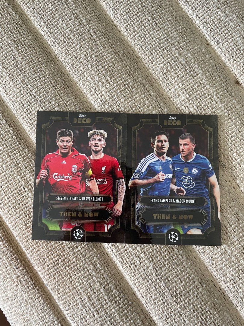 202223 Topps Deco UEFA Champions League Then & Now, 興趣及遊戲, 收藏品及紀念品, 明星