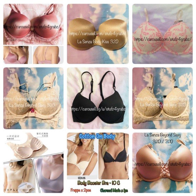 La senza 32D bras, Women's Fashion, New Undergarments & Loungewear on  Carousell