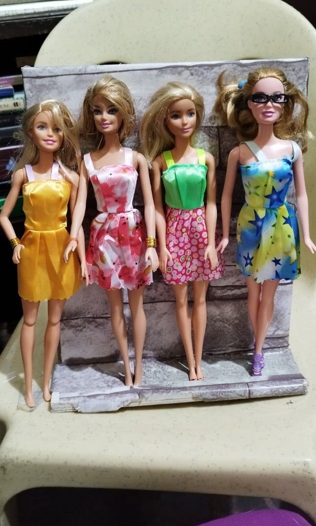 4 barbie doll, Hobbies & Toys, Toys & Games on Carousell