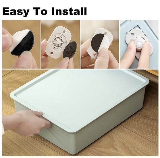 4pcs/set 360 Degree Rotation Self Adhesive Castors / Rollers for Box ...