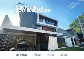 7-BEDROOM HOUSE AND LOT FOR SALE IN CAPITOL HILLS GOLF SUBDIVISION, QUEZON CITY