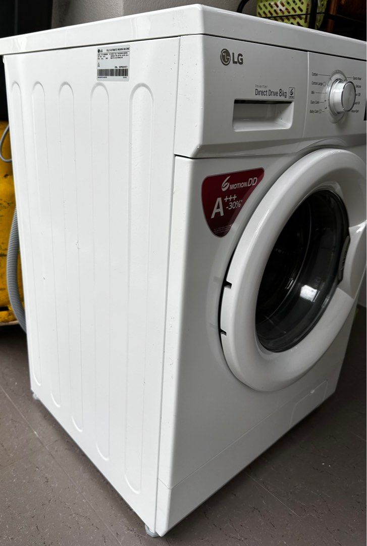 8kg LG Inverter Washing Machine, TV & Home Appliances, Washing Machines