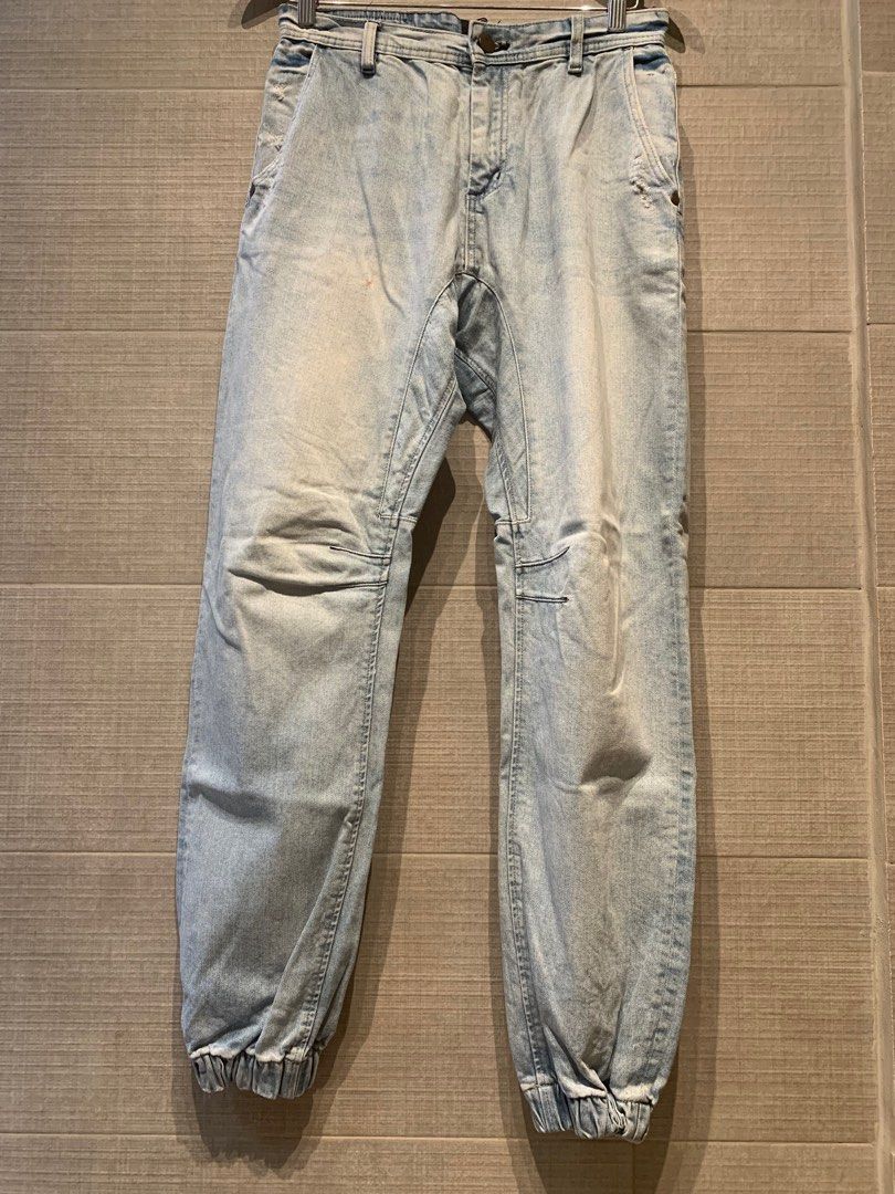 Cotton on denim joggers best sale