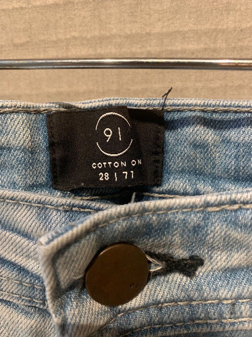 Cotton on denim joggers top