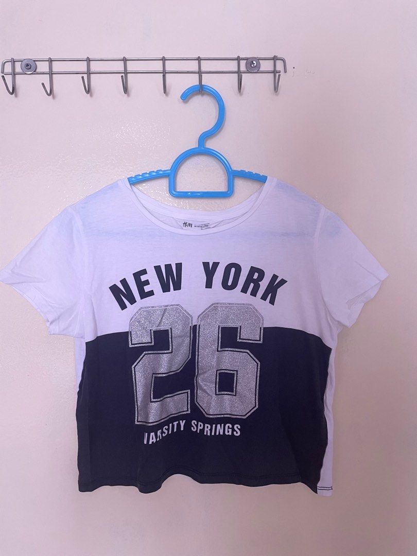 H M KIDS Girl White Cotton Crop Top Babies